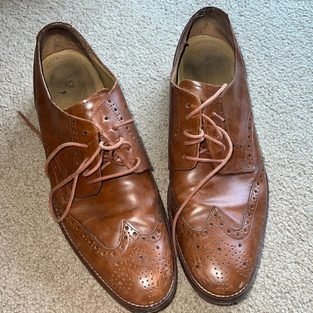 Cole Haan Brown Dress Shoes - Picture 1 of 6
